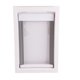 thumbnail image 4 of Imán de plástico para puerta de mascotas de PVC, puerta de cierre automático, accesorio de seguridad bidireccional para gato y perro, color blanco L, 4 of 5