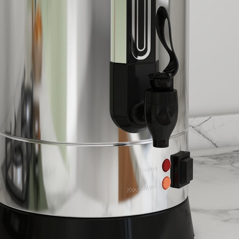 60 Cup Coffee Maker Commercial 60-Cup Coffee Urn - 10L Stainless Steel  Large Coffee Maker For Events & Gatherings Electric Percolator