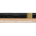 thumbnail image 3 of HR Plush Black Solid Color Shag Rug - Thick Pile, High-End, Soft & Cozy Floor Carpet for Bedroom & Living Room, 3 of 6