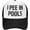 Black, variant on I Pee in Pool Funny Swimming Trucker Hat Women Mesh Baseball Cap Cowboy Hat Men Dad Hat AdjustableHat Black