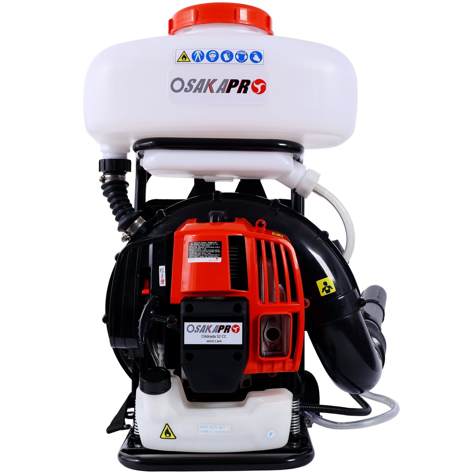 Gasoline Powered Backpack Sprayer with 14L Tank, Mosquito Fogger Mister Duster Cold Fogger Blower Machine for Garden Pest Control & Outdoor Spraying, EPA Compliant