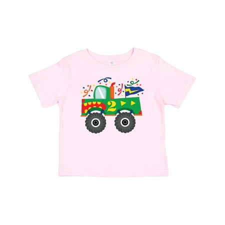 

Inktastic 2nd Birthday Monster Truck Gift Baby Boy T-Shirt