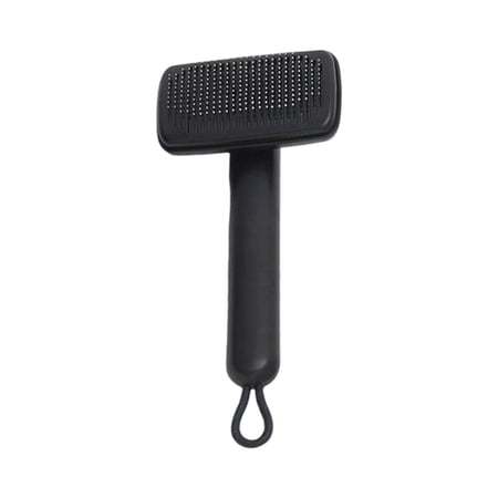 Cat Comb Hair Combing Large Hair Removal Comb Ion Brush Self Cleaning Ergonomic Handle Gentle for Cats Dogs Short Long Coats Reducing Hair Loss Odors