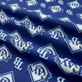 thumbnail image 4 of MLB Coton Broadcloth Tampa Bay Rays Bleu/blanc, Tissu au Mètre, 4 of 4