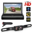 thumbnail image 5 of Car Backup Camera Reverse Rear View Camera with 4.3 Inch Foldable Monitor HD 170° Wide Angle Black, 5 of 5
