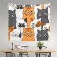 thumbnail image 2 of Yiaed Funny Cats Print Tapestry for Bedroom,Tapestry Wall Tapestries, Tapestry Aesthetic for Living Room Dorm Room 51" X 60", 2 of 6