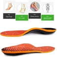 Orthoflexx Arch Support Orthotics, High Arch Support Insoles for Men