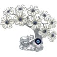 thumbnail image 1 of SURJDE Blue Evil Eye Turkish Nazar Money Fortune Tree Lucky Elephant Design Protection Gift Home Decor Ornament, 1 of 5