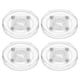 thumbnail image 1 of Uxcell 4 Pack Plato giratorio de acrílico Lazy Susan, organizador de 2.5 pulgadas con rodamientos de bolas, 1 of 7