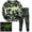 Z7 Army Green, variant on REDARER Toddler Boys Summer Space Rocket Print Short Sleeve T-Shirt & Shorts 2PC Pajama Outfit Set,2-3 Years