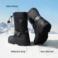 thumbnail image 5 of DREAM PAIRS Unisex Mid Calf Waterproof Winter Snow Boots, Black, Size 5, 5 of 6