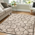 thumbnail image 5 of Superior Vegas Geometric Tile Indoor Area Rug, 8' x 10', Grey, 5 of 6