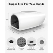 BOKYAN Cordless Hand Massager with Heat and Compression, Warming Massage for Finger and Palm Comfort, Ideal Gift