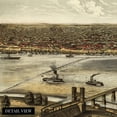 thumbnail image 2 of 1876 Louisville Kentucky Map - Vintage Louisville Wall Art - Old Louisville KY Map - Historic Louisville Poster - Bird's Eye View Map of Louisville KY, 2 of 8