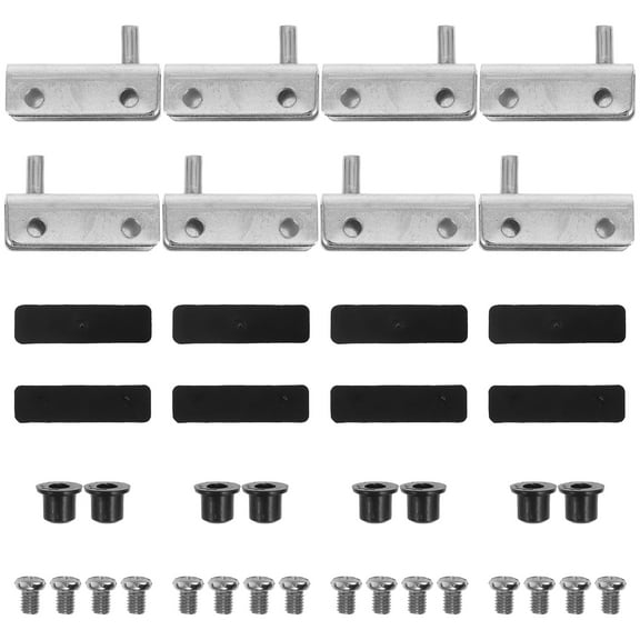 OFFIGAM Metal Glass Door Hinge Finish Easy Installation Strong Grip for Home Use 1 Set