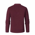thumbnail image 4 of StSilkitty Mens Cardigan Sweater Plaid Long Sleeve V Neck Button down Cardigans Jacket Sweaters with Pockets, 4 of 8