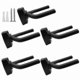 thumbnail image 1 of Wall Mount Guitar Display Hanger with Screws, 5-Pack Black Holder for Guitars, 1 of 5