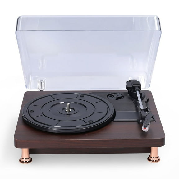 Retro Vinyl Record Player Record Player With Dustproof Cover Classic Nostalgic Style Record Player ,Louder and Clearer