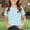 Sky Blue_2, variant on Swuxness Toddler T-Shirts Short Sleeve Round Neck Gradient Print Striped Breathable Casual