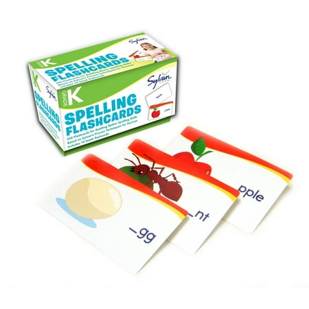- Kindergarten Spelling Flashcards : 240 Flashcards for Building Better Spelling Skills Based on Sylvan's Proven Techniques for Success