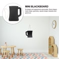 thumbnail image 2 of Creative Black Chalkboard with Rope for Writing Use Beer Mug Shaped Craft Decoration 7.5 Inches, 2 of 5