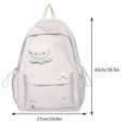 thumbnail image 2 of Fashion Rucksack Simple School Bookbag Multi-Pocket Cute For Girl (Green), 2 of 9