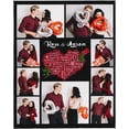 thumbnail image 5 of Customized Blankets with Photos Custom Blanket Family Picture Upload Personalized Blanket for Adults Customize Blanket Birthday Customizable for Dad Mom Nana Kids Dogs Friends, 5 of 6