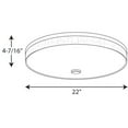 thumbnail image 4 of Progress Canada P3612-0930K9 22" LED Flush Mount Ceiling Fixture 3000K, 4 of 4