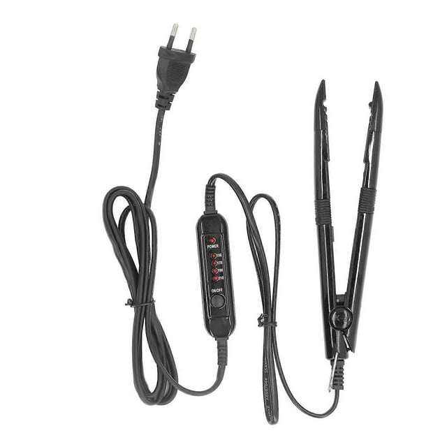 Hair Extension Iron Kit with Temperature Control Stable Heating Hair Extensions Tool for Professional Stylists Beginners EU Plug 220‑240V