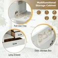 thumbnail image 5 of Euroco 30" White Bathroom Vanity with Sink Combination Set, Bathroom Storage Cabinet with Soft Close Door, 3 Soft Close Drawers and Removable Tray, Solid Wood Frame, 5 of 9