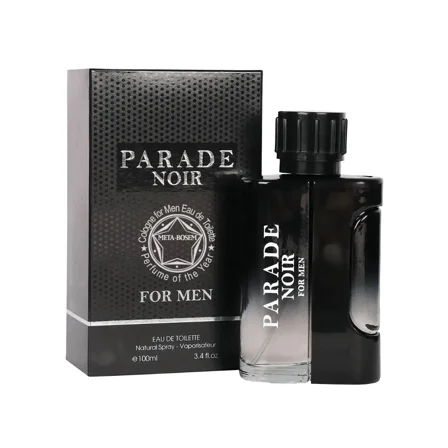 Parade Noir Eau de Parfum Spray for Men, 3.4 fl oz / 100 ml