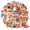 1A-35pcs, variant on 35pcs Round Stickers Basketball Stickers Motivational Decals Funny Stickers for Laptops Suitcases Cars