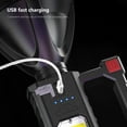 thumbnail image 6 of WQQZJJ Outdoor Lights USB Rechargeable Portable Flashlight Outdoor LED Emergency Floodlight COB Searchlight, 6 of 9