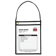 Angle View: Shop Ticket Holder with Strap (15 Box) Black