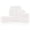 White, variant on Meadowcove Rayon from Bamboo/Cotton Blend 6-Piece Face, Hand, and Bath Towels Set , Chrome by Blue Nile Mills