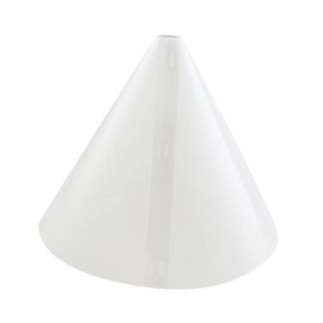 Langgg Cône Lumineux 360 Diffusion 360 pour Petits Objets Produit Réfléchissant Séance Photo Blanc m
