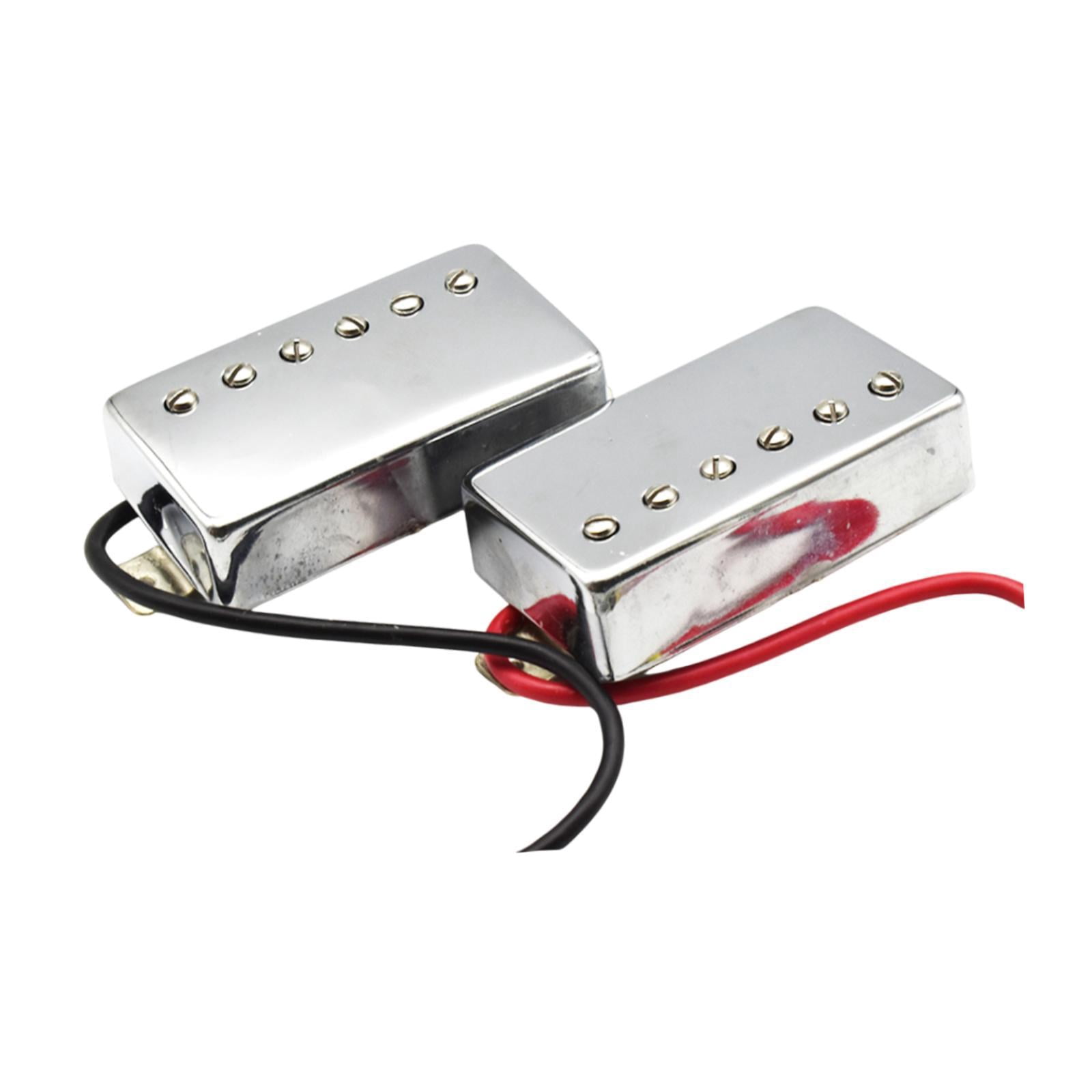 Dualoai Electric Guitar Humbucker Pickup Easily Install Reliable Premium Spare Parts Neck and Bridge