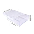thumbnail image 3 of Under Desk Storage Rack with Drawer | Drill-Free Adhesive Under Table Organizer | Slide Out Hidden Storage Box for Office Supplies, Stationery, and Small Accessories | Space Saving Desk Accessory, 3 of 6