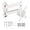 White, variant on Whaledi Flexible TV Wall Mount Brackets 360 Degree Rotation for Flat Panel Displays