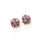 thumbnail image 4 of Moda elegante flor de cerámica Ear Stud mujeres señora regalos Púrpura Salvador Perno prisionero del oído de cerámica, 4 of 8