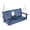 Navy Blue, variant on Innovaze 4.5 FT Poly Lumber Porch Swing for 2 Person, High Back & Deep Seat Comfort, Foldable Cup Holders, Stainless Steel Hardware, White