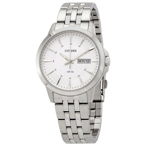 Citizen Men's Day and Date Quartz Stainless Steel Watch  BF201151A NEW