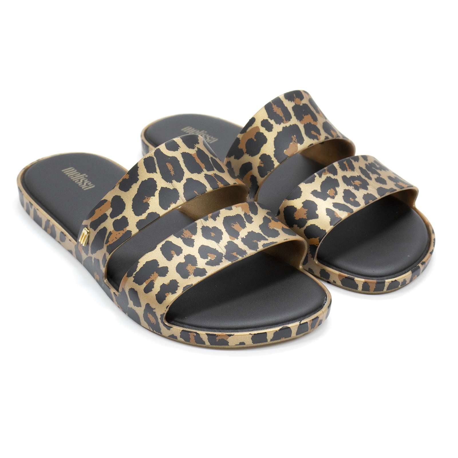 Melissa Women's Color Pop Slides, Gold  Leopard,6 M US - Walmart.com