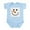 Sky Blue, variant on CafePress - Snowman Face Body Suit - Baby Light Bodysuit, Size Newborn - 24 Months