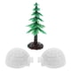 thumbnail image 3 of ColoMX 1 Juego de Mini figura de casa de hielo de árbol de simulación, figura decorativa de casa de hielo, estatua de casa de hielo, 3 of 7