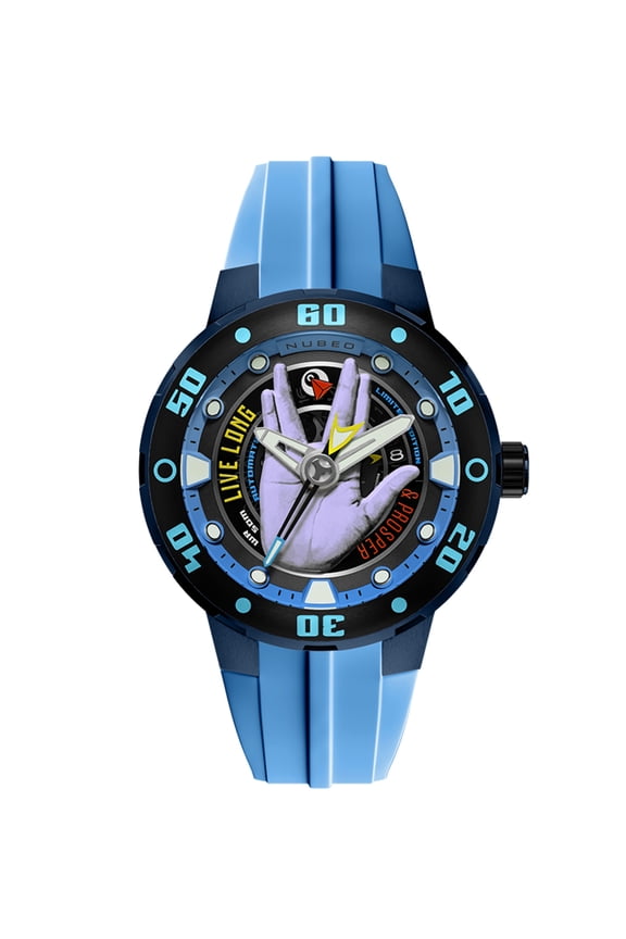 Mariner Automatic Star Trek Live Long  Prosper Limited Edition Vulcan Blue