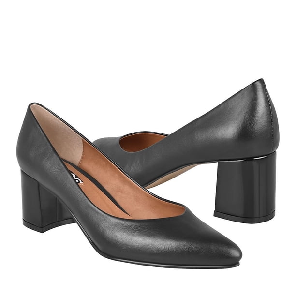 TACONES CLÁSICOS PARA DAMA STYLO 6001 SIMIPIEL NEGRO Stylo 6001