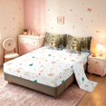 thumbnail image 3 of Manfei Christmas Snowman 7pcs Queen Bedding,Deer Animals Pine Trees Bedding Comforter Set Queen,Brown Yellow,Christmas Reversible, 3 of 6
