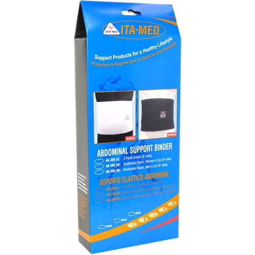 Ita-Med Medium Support Abdominal Binder, Slimming Tummy Shaper, for Men: AB-309