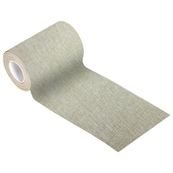 AUQ Linen Patch Comfortable Self-Adhesive Linen Fabric Patches for Sofa and Clothing Repairs,Soft Linen Repair Patches for Home and Fashion Fixes,Light Brown